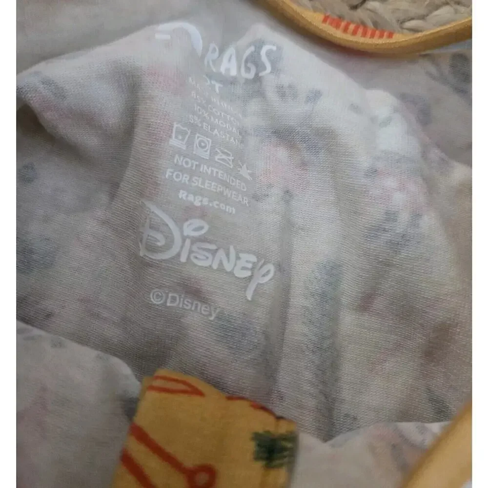 Rags Baby Jumpsuit Disney Minnie And Mickey Mouse Holidwy Christmas HappySize 2T